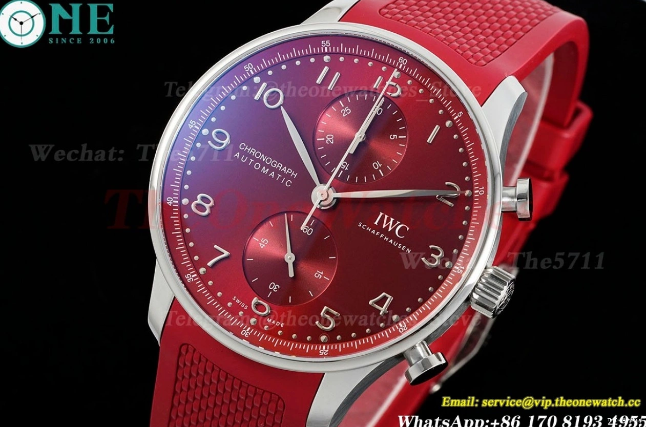 41mm A69355 Portuguese Num SS Chrono Red Z+F RU 0306